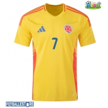Colombia Luis Diaz #7 Hjemmedrakt Copa America 2024 Kortermet